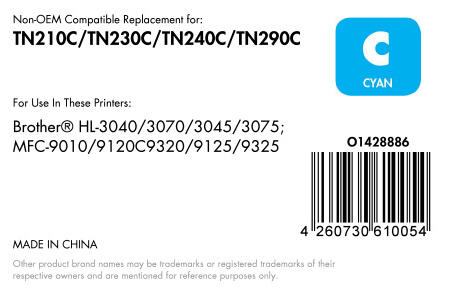 OFFICE-Partner Premium Toner - alternativ zu Brother TN-230C - cyan OFFICE-Partner Premium Toner - alternativ zu Brother TN-230C - cyan